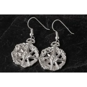 60 Degree North Sterling Silver Drop Earrings - E611