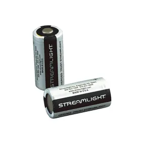 85175 BATERIAS DE LITHIUM (CR123A)  PAQUETE CON 2 MARCA STREAMLIGHT