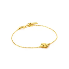 Ania Haie Crush Square Bracelet - Gold