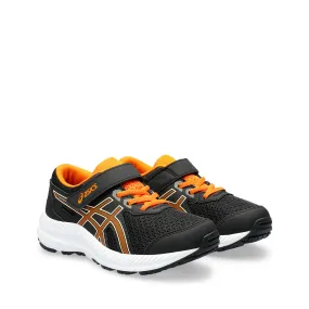 Asics Contend 8 PS Kids Black Bright Orange   