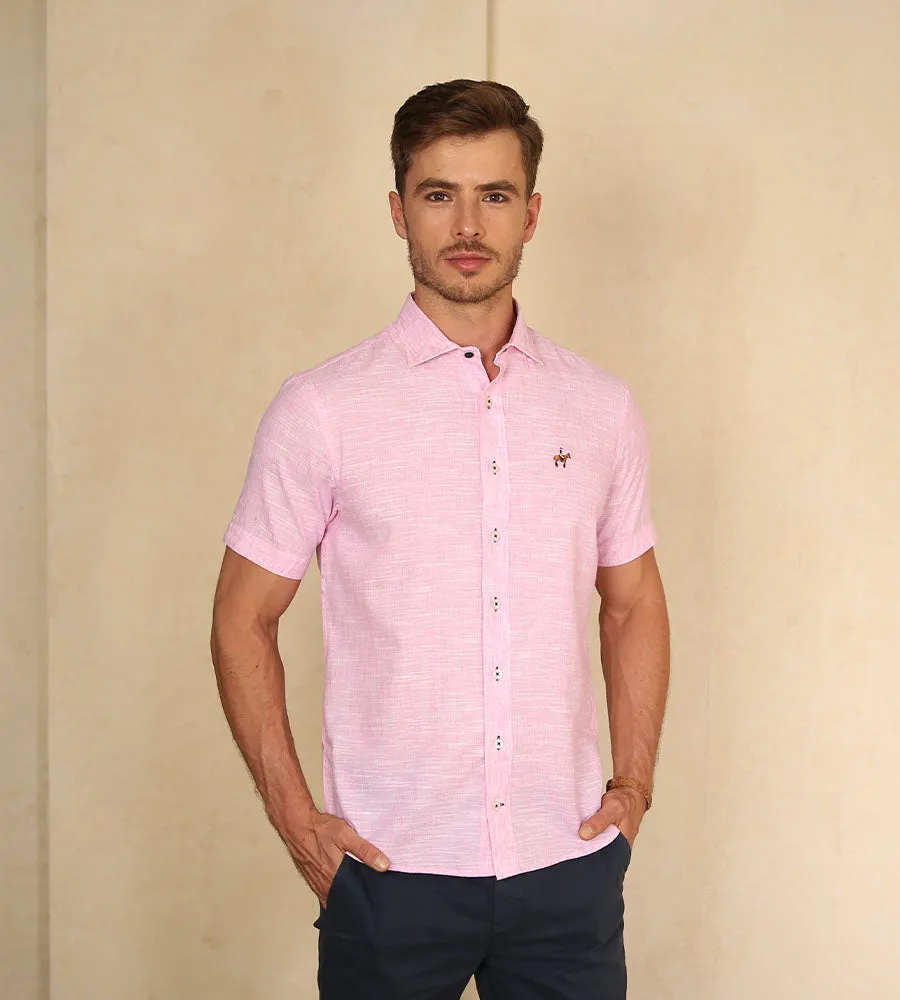 Camisa Fondo Entero M/C Rosado Ref. 104040524