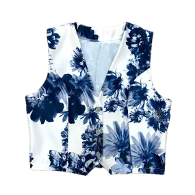 Gilet Donna In Fantasia Floreale