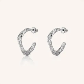 Kylie Textured Hoops