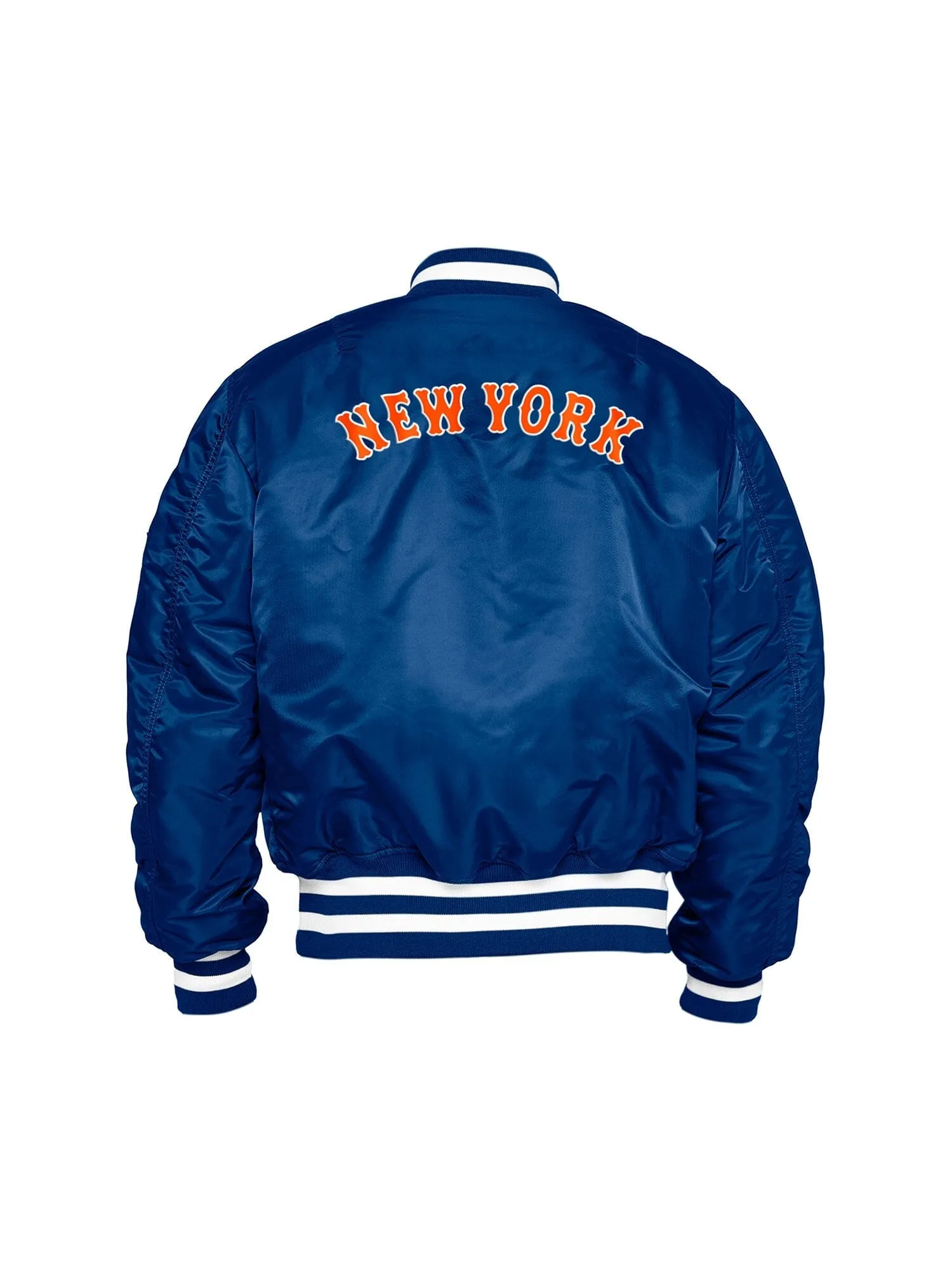 NEW YORK METS X ALPHA X NEW ERA MA-1 BOMBER JACKET