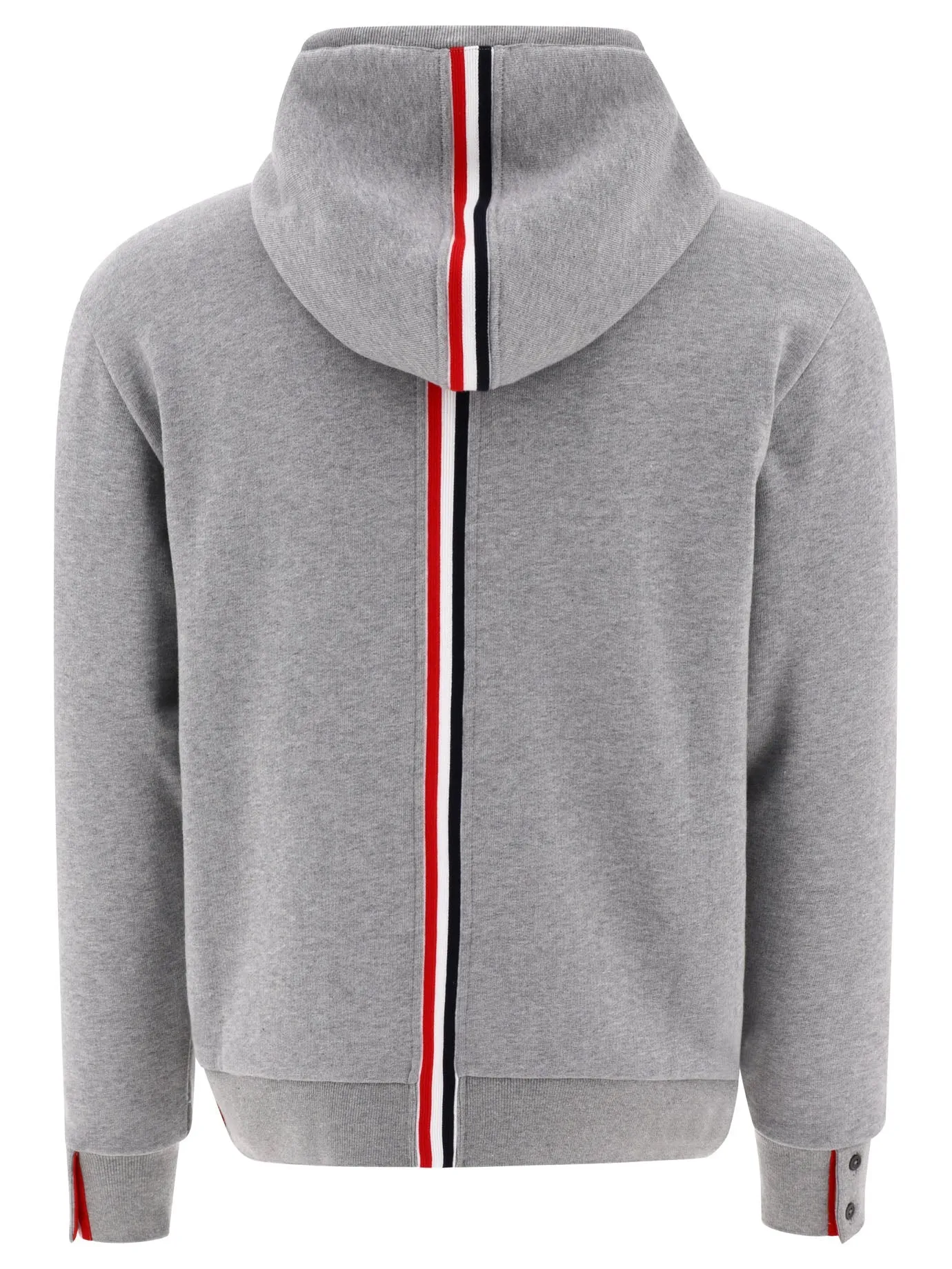 "LOOPBACK" ZIPPERED HOODIE