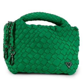 Tiny Mini Woven Tote - Kelly Green