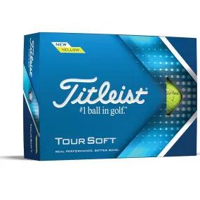 Titleist Tour Soft Golfballen - Geel 2022